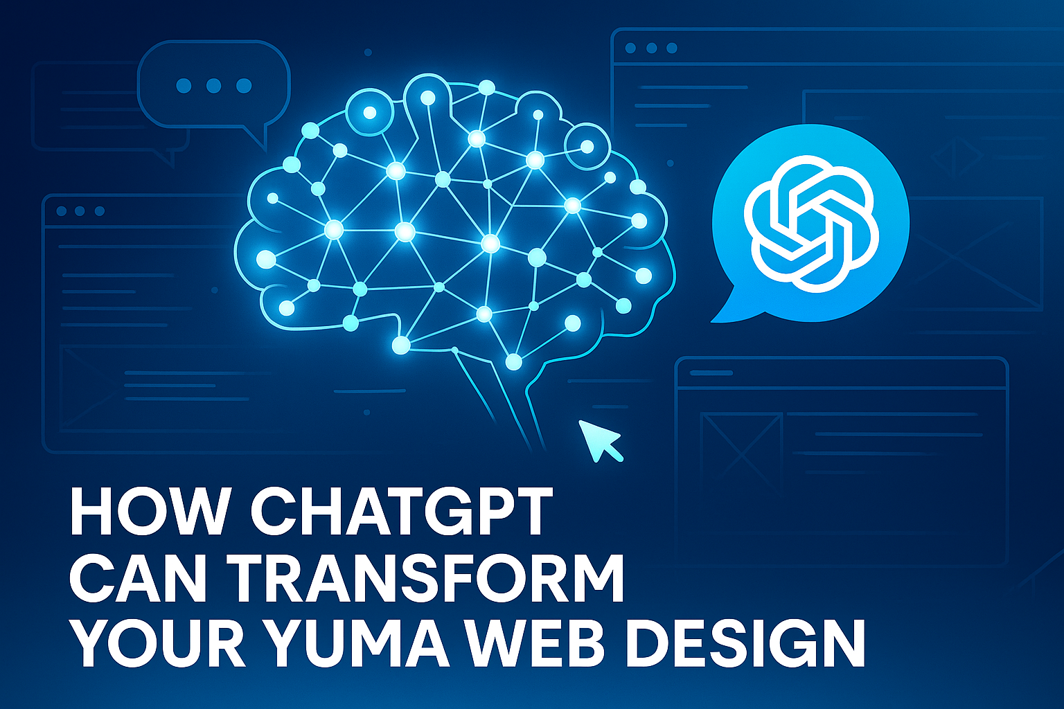 ChatGPT for Web Design in Yuma, AZ illustration