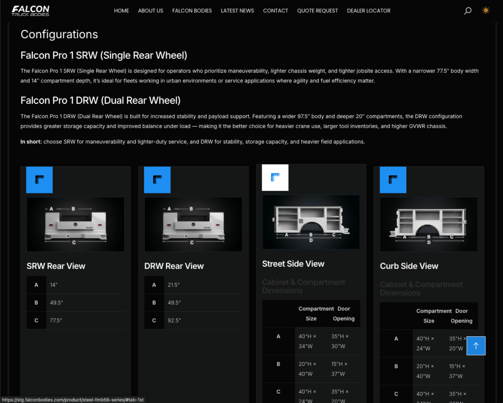 Falcon Truck Bodies screenshot 5