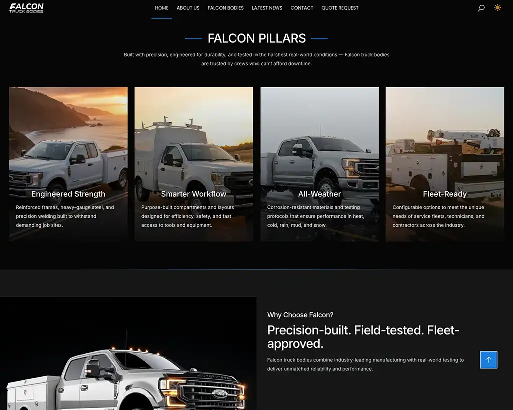 Falcon Truck Bodies screenshot 2