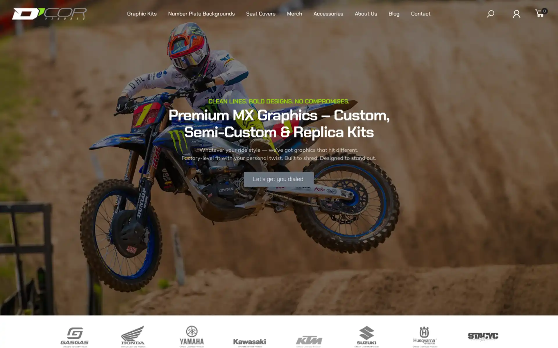 Dcor Visuals website