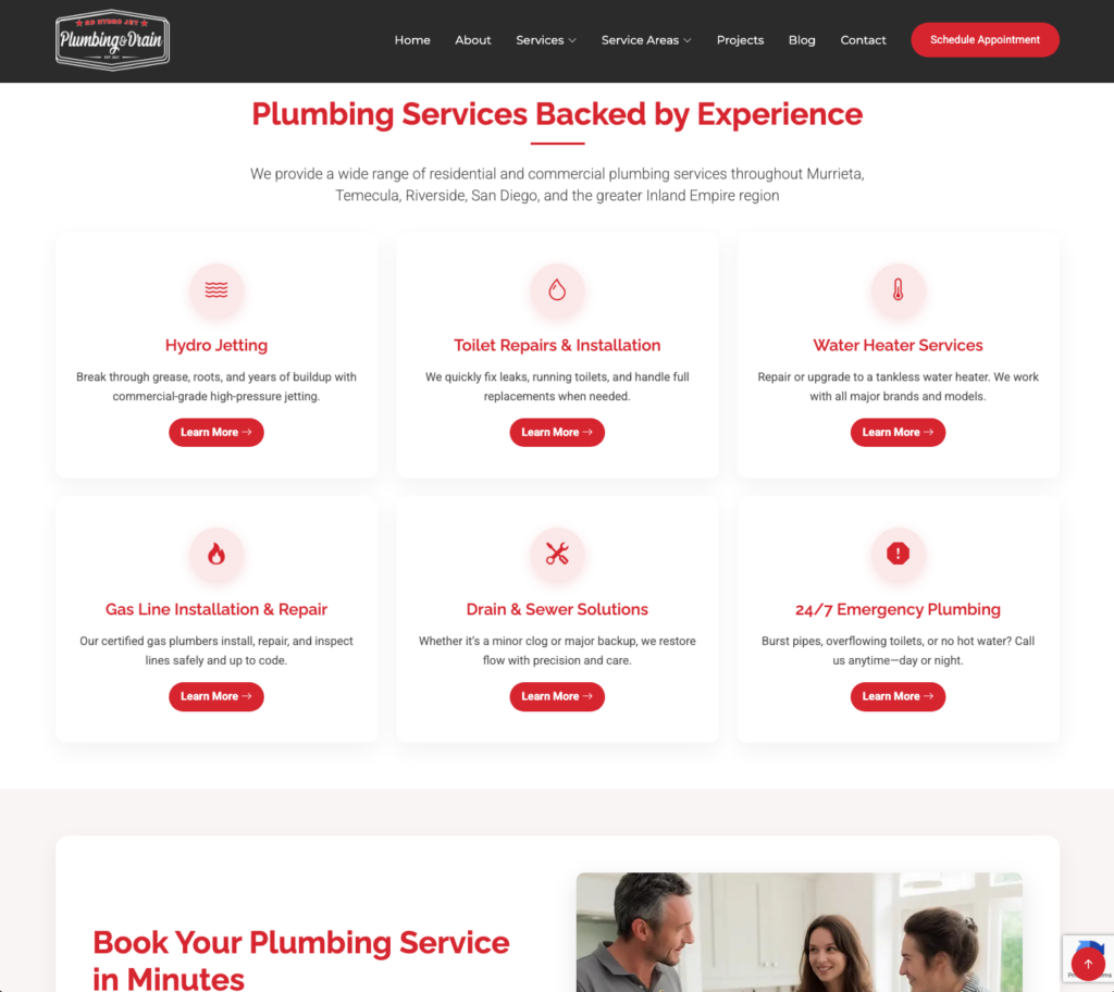 RD Hydrojet Plumbing & Drain screenshot 3