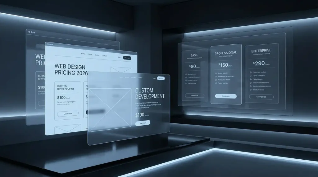 Web design pricing breakdown for small businesses in 2026