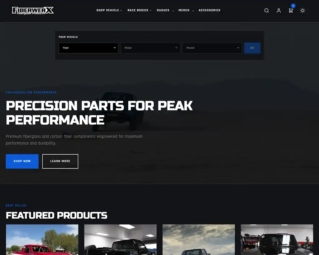Fiberwerx website