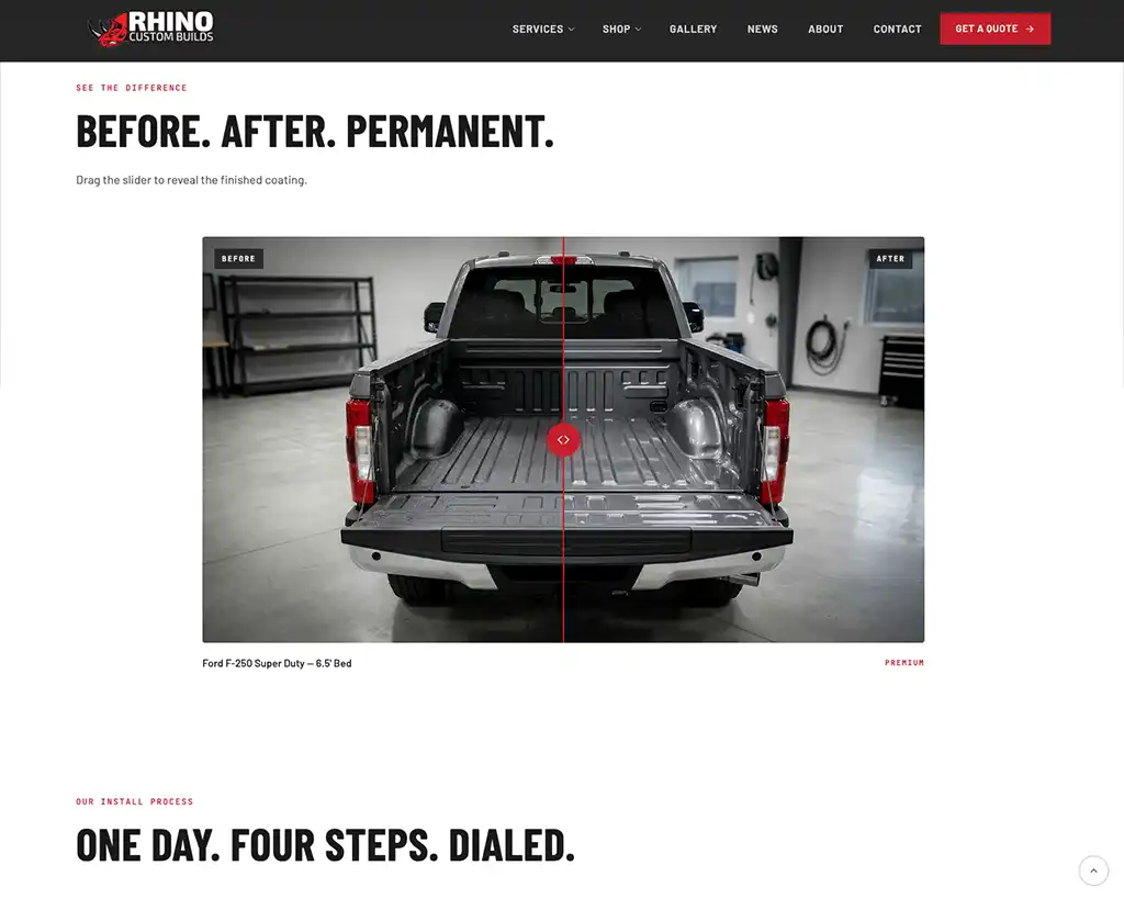 Rhino Custom Builds screenshot 2