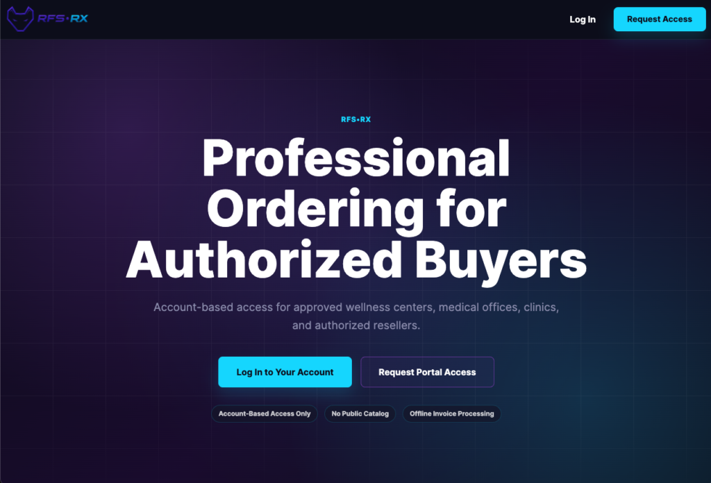 RFS•RX website screenshot