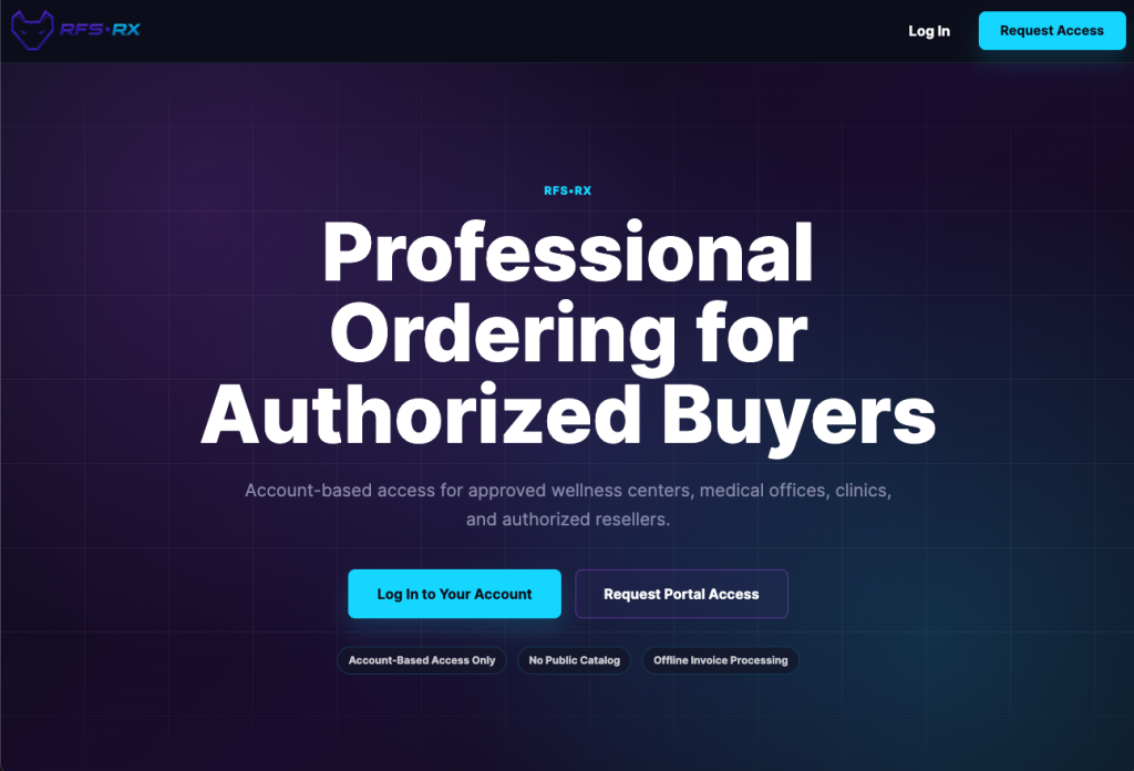 RFS•RX website project screenshot